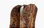 Bota Feminina Mr West - Cor: Fóssil Mostarda/ Bordado chumbo e preto/ Solado Flex/ Bico Quadrado - Outlet - Imagem 4