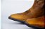 Bota Unissex Mr West - Cor Fossil Mostarda/ Bico Quadrado/ Cano Normal Preto Chumbo/ Solado Flex - Outlet - Imagem 4