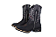 Bota Unissex Mr West - Cor Fóssil Preto/ Bico Quadrado/ Cano Preto/ Solado Flex - Outlet - Imagem 1