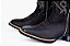 Bota Unissex Mr West - Cor Fóssil Preto/ Bico Quadrado/ Cano Preto/ Solado Flex - Outlet - Imagem 3