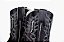 Bota Unissex Mr West - Cor Fóssil Preto/ Bico Quadrado/ Cano Preto/ Solado Flex - Outlet - Imagem 2