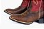 Bota Unissex Mr West - Cor Fossil Vermelho/ Mamute Tabaco/ Bico Quadrado/ Solado Flex - Outlet - Imagem 3