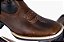 Bota Unissex Mr West - Cor Fossil Tabaco/ Economy Café/ Bico Quadrado/ Cano Preto/ Solado Flex - Outlet - Imagem 8