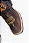 Bota Unissex Mr West - Cor Fossil Café/ Preto/ Bordado Ouro/ Bico Quadrado/ Solado Flex - Outlet - Imagem 5