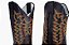 Bota Unissex Mr West - Cor Fossil Café/ Preto/ Bordado Ouro/ Bico Quadrado/ Solado Flex - Outlet - Imagem 7