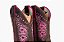 Bota Feminina Mr West - Cor: Crazy Café/ Bordado Pink/ Bico Quadrado/ Solado Flex - Outlet - Imagem 7