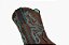 Bota Feminina Mr West - Cor: Mad Dog Café/ Bordado Turquesa/ Bico Quadrado/ Solado Flex - Outlet - Imagem 7