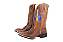 Bota Unissex Mr West - Cor: Fóssil Tabaco/ Bordado Nossa Senhora/ Bico Quadrado/ Solado Flex - Outlet - Imagem 1