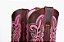 Bota Feminina Mr West - Cor: Fóssil Tabaco/ Bordado 124 Pink/ Bico Quadrado/ Solado Lukesse - Outlet - Imagem 2