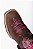 Bota Feminina Mr West - Cor: Fóssil Tabaco/ Bordado 124 Pink/ Bico Quadrado/ Solado Lukesse - Outlet - Imagem 4