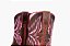 Bota Feminina Mr West - Cor: Fóssil Tabaco/ Fóssil Tabaco/ Bordado Pink/ Bico Quadrado/ Solado Flex - Outlet - Imagem 3