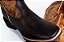 Bota Masculina Mr West - Cor: Fóssil Café/ Fóssil Mostarda/Bordado Branco/ Amarelo/ Bico Quadrado/ Solado Flex - Outlet - Imagem 6