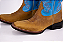 Bota Unissex Austin Ranch AR09 Rust Dog Azul Claro - Outlet - Imagem 2