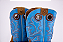 Bota Unissex Austin Ranch AR09 Rust Dog Azul Claro - Outlet - Imagem 3