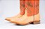 Bota Feminina Goyazes Exótica - Jacaré Cor: Jacaré Barriga Salmão/ Couro Strong Orange 243201-JC - Imagem 3