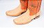 Bota Feminina Goyazes Exótica - Jacaré Cor: Jacaré Barriga Salmão/ Couro Strong Orange 243201-JC - Imagem 4