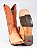 Bota Feminina Goyazes Exótica - Jacaré Cor: Jacaré Barriga Salmão/ Couro Strong Orange 243201-JC - Imagem 5