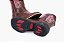 Bota Feminina Mr West Fóssil Tabaco Bordado 124 Pink Solado Lukesse Bico Quadrado - Outlet - Imagem 5