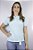 Camiseta Feminina Polo Thank Field Azul bebê - Imagem 4