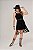Vestido Feminino All Hunter Preto com franja - Imagem 3