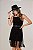 Vestido Feminino All Hunter Preto com franja - Imagem 4