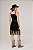 Vestido Feminino All Hunter Preto com franja - Imagem 6