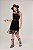 Vestido Feminino All Hunter Preto com franja - Imagem 5