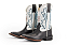 Bota Masculina Austin / Preto e Cinza - Solado Flex - Imagem 1