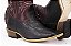 Bota Masculina Mr West Solado Carrapeta Natural/ Cano Alto/ Salto em madeira/ Bico Quadrado/ 1475 - Cabeça Preta/ Fóssil - Imagem 4