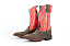 Bota Feminina Durango / Med Dog Vermelho - Solado Flex - Imagem 1