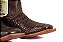 Bota Masculina Exotica Goyazes Solado em Couro/ Bico Quadrado/ Jacaré Tabaco/ Couro Mustang Café 241501-JC - Imagem 10