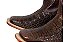 Bota Masculina Exotica Goyazes Solado em Couro/ Bico Quadrado/ Jacaré Tabaco/ Couro Mustang Café 241501-JC - Imagem 4