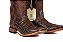 Bota Masculina Exotica Goyazes Solado em Couro/ Bico Quadrado/ Jacaré Tabaco/ Couro Mustang Café 241501-JC - Imagem 9