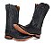 Bota Masculina Goyazes Solado em Couro/ Bico Quadrado/ Jacaré Barriga Preto/ Dallas Marinho 241501-JC - Imagem 11