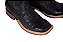 Bota Masculina Goyazes Solado em Couro/ Bico Quadrado/ Jacaré Barriga Preto/ Dallas Marinho 241501-JC - Imagem 2