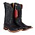 Bota Masculina Goyazes Solado em Couro/ Bico Quadrado/ Jacaré Barriga Preto/ Dallas Marinho 241501-JC - Imagem 15