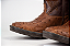 Bota Masculina Goyazes Solado Jump/ Bico Quadrado/ Avestruz/ Couro Mustang Café - Imagem 3