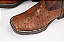 Bota Masculina Goyazes Solado Jump/ Bico Quadrado/ Avestruz/ Couro Mustang Café - Imagem 5