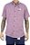 Camisa Masculina Ariat Xadrez Manga Curta - Vermelho com branco bordado vermelho - Imagem 1
