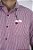 Camisa Masculina Ariat Xadrez Manga Curta - Vermelho com branco bordado vermelho - Imagem 2