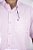 Camisa Masculina Ariat Xadrez Manga Curta - Rosa com branco bordado rosa - Imagem 2