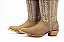 Bota Feminina Goyazes Bico Fino/ Cano bem longo com zíper lateral/ Cor: Dallas Creme - Imagem 2