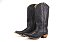 Bota Feminina Goyazes Bico Fino/ Cor: Couro Mustang Preto/Couro Mustang Preto 226801-CC - Imagem 1