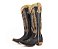 Bota Feminina Goyazes Bico fino/ Cano bem longo com Ziper lateral / Cor: Couro Pit Stop Preto/ Couro Pit Stop Preto 249802- Couro CC - Imagem 1