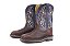 Bota Masculina Goyazes Solado Work/ Cor: Couro Head Brown/ Couro Dallas Turquesa 247401-CK - Imagem 1