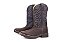 Bota Masculina Goyazes Solado Jump/ Cor Cabeça Brown/ Couro Mustang Preto 243002-CBJ - Imagem 1