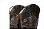 Bota Feminina Mr West Solado Flex/ Cano Médio/ Bico Quadrado/ Cor: 1474 Fóssil Sella/ Fóssil Sella - Imagem 4