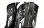 Bota Feminina Mr West Solado Flex/ Cano Médio/ Cor: 1474 Fóssil Café/ Fóssil Café Azul BB - Imagem 4