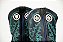 Bota Masculina Austin Ranch Cor 120112F2P - Mad Dog Azul/ Azu Turquesa/ Solado Flex/  Bico Quadrado - Imagem 3