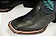 Bota Masculina Austin Ranch Cor 120112F2P - Mad Dog Azul/ Azu Turquesa/ Solado Flex/  Bico Quadrado - Imagem 4